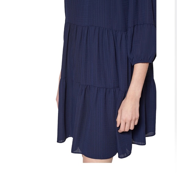 Calvin Klein Textured Tiered Dress. NWT. - Picture 4 of 6